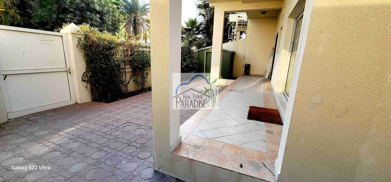 Available semi independent 4 bedroom all master pvt entrance /maid room/laundry room/private garden front /backyard lawn/shared s/pool rent in mirdif - Image 7