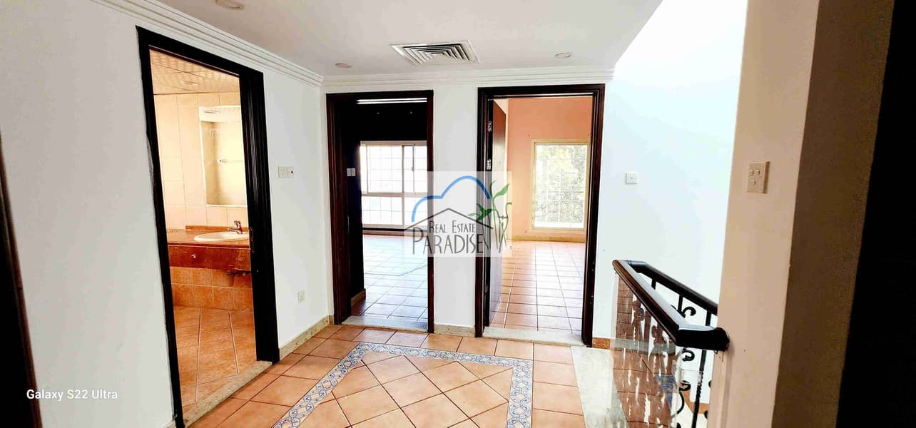 Available semi independent 4 bedroom all master pvt entrance /maid room/laundry room/private garden front /backyard lawn/shared s/pool rent in mirdif - Image 20