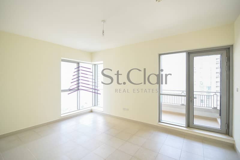 Chiller Free | 2 Bed Unfurnished | Burj View