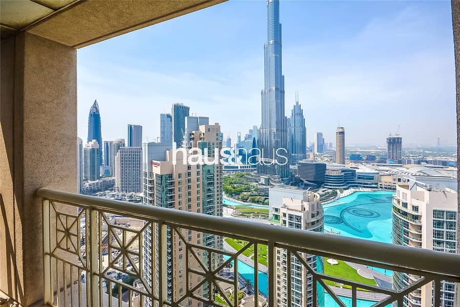 Burj and Fountain View|Walk-in Shower|Chiller Free