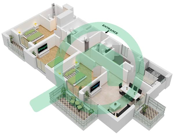 Type-3A-2-Unit-07-Floor 1-4