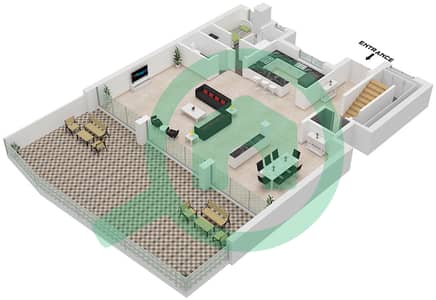LIV Waterside - 4 Bedroom Villa Type G Floor plan