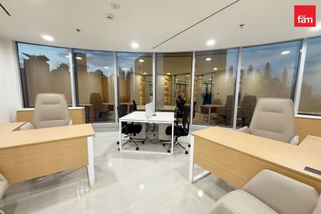 Office for Rent in Jumeirah Lake Towers (JLT), Dubai - Vacant Now | 6 Parkings | Fully Furnished