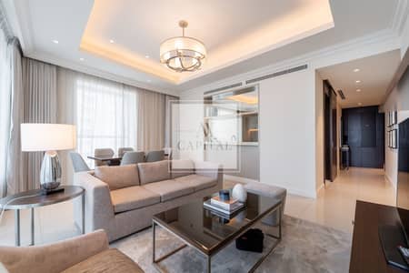 2 Bedroom Flat for Rent in Downtown Dubai, Dubai - Burj Khalifa View | Multiple Cheques | Corner