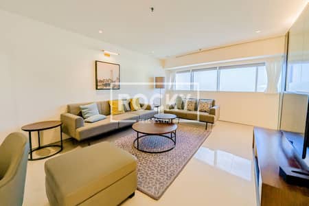 2 Bedroom Flat for Rent in Sheikh Zayed Road, Dubai - Fully Furnished 2BR | Sea View | Opposite DIFC