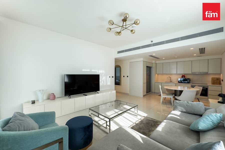 Furnished | Dubai Eye View | Private Beach Furnished | Dubai Eye View | Private Beach