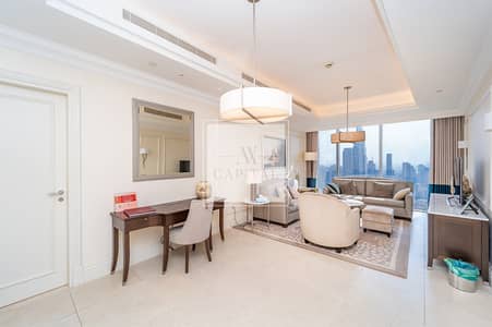 2 Bedroom Apartment for Rent in Downtown Dubai, Dubai - Burj Khalifa View | Fully Furnished | Vacant