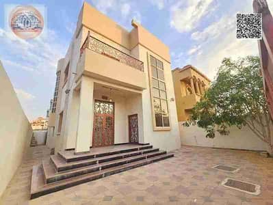 Villa for rent in Ajman, Al Muwaihat area, two floors, Arabic design, with air conditioning