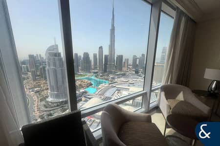 2 Bedroom Apartment for Rent in Downtown Dubai, Dubai - FULL BURJ VIEW | FURNISHED | LARGE