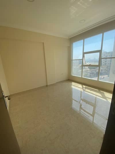 A beautiful apartment for rent in Ajman, Al-Lewara area: one bedroom, living room, bathroom, with a stunning panoramic sea view. Spacious areas, high-