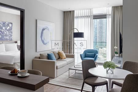 1 Bedroom Hotel Apartment for Rent in Dubai Marina, Dubai - Deluxe One-bedroom. jpg
