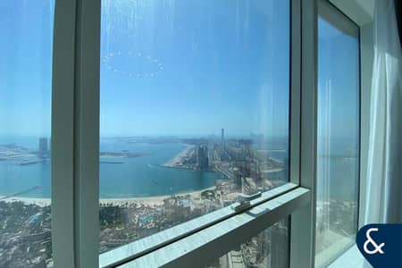 2 Bedroom Flat for Rent in Dubai Media City, Dubai - High Floor | Furnished | Amazing Sea View
