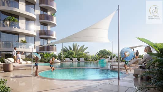 2 Bedroom Apartment for Sale in Al Furjan, Dubai - V1STARA_Kids Pool. jpg