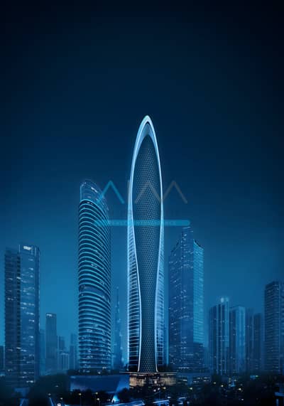 4 Bedroom Penthouse for Sale in Downtown Dubai, Dubai - Blue_Hour_Shot. jpg