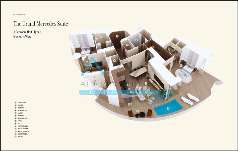 6 3BHK Type 1-A ISOMETRIC VIEW. png