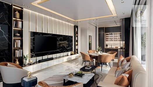 商业湾， 迪拜 4 卧室公寓待售 - living. jpg