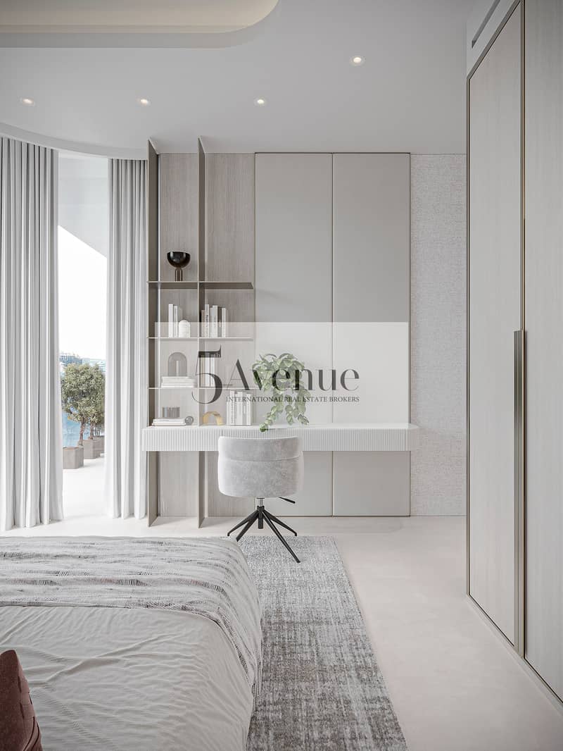 11 Cotier House by Imtiaz - TH- Typical Secondary Bedroom Desk and WIC View 2. jpg