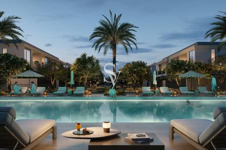 4 Bedroom Townhouse for Sale in Dubai South, Dubai - 10% Booking | Single Row | Park and Amenities View