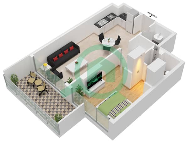 Type B Unit 6 Floor 2-16,19-33