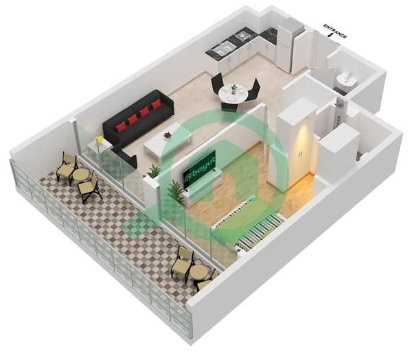 Type C Unit 3 Floor 2-33 Unit 6 Floor 17-18 Unit 12 Floor 2-16,19-33