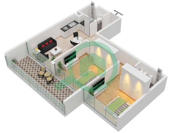 Type B Unit 1 Floor 2-33