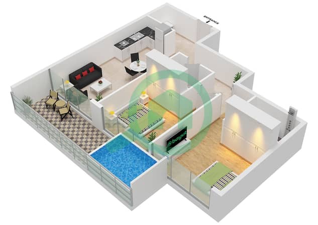 Type Premier Unit 7 Floor 17-18