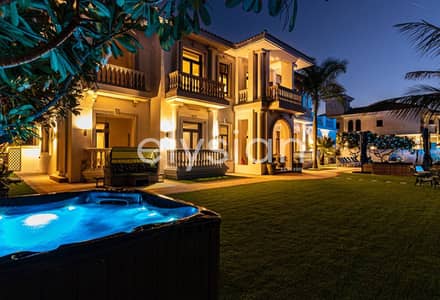 6 Bedroom Villa for Rent in Palm Jumeirah, Dubai - Fully Serviced | High Number I Atlantis View