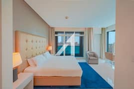 Balcony and Pool View | Fully Furnished Studio