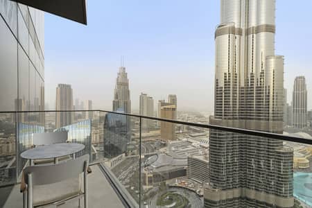 2 Bedroom Flat for Rent in Downtown Dubai, Dubai - Luxurious 2BR in Address | Full Burj Khalifa View
