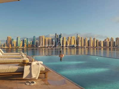 朱美拉棕榈岛， 迪拜 4 卧室顶楼公寓待售 - Residences_The_Palm_Dubai_-_Penthouse_-_Pool. jpg