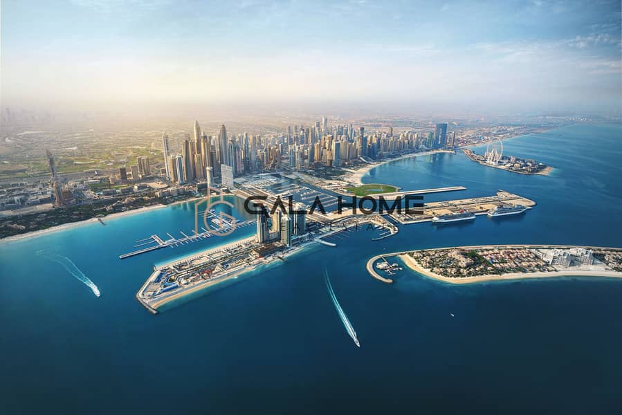 9 Dubai Harbour Damac Bay 2 - Aerial Shot alone. jpg