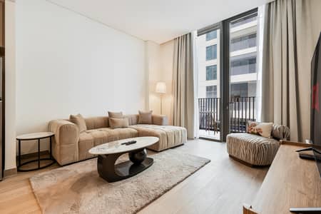 1 Bedroom Flat for Rent in Dubai Creek Harbour, Dubai - Living Room (9). jpeg
