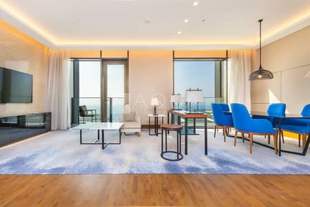 3 Bedroom Flat for Rent in Bluewaters Island, Dubai - Spacious | High Floor | Sea View | 4 Cheques