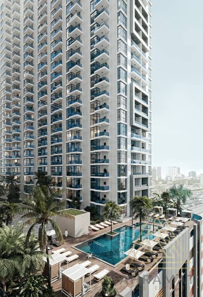 1 Bedroom Apartment for Sale in Ajman Free Zone, Ajman - 3D_FINAL_005_Exterior_Ajman-Creek-Towers_final2-scaled. jpg