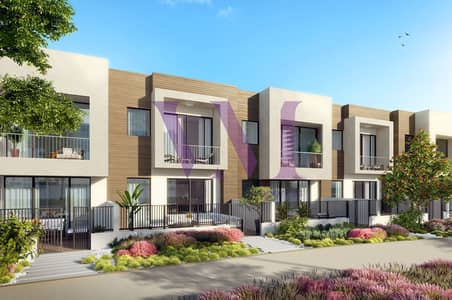 阿拉伯港， 拉斯海玛 2 卧室联排别墅待售 - Render_02_Ext_2Bed_Townhouse_Back. jpg