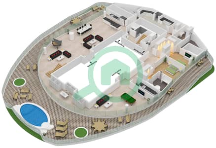 科莫公寓 - 7 卧室公寓单位1 FLOOR 5戶型图