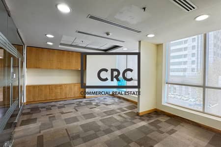 Office for Rent in Al Khalidiyah, Abu Dhabi - READY OFFICE | WITH SEA AND CITY VIEW | PRIME AREA