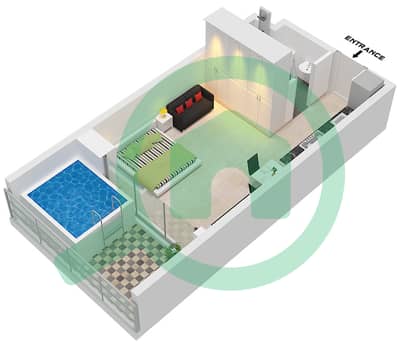 Samana Ivy Gardens - Studio Apartment Unit 7 FLOOR 10 Floor plan