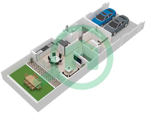 Type B1 Unit TH5,7-8-M2,TH6-M3,TH7-M4 Floor Ground