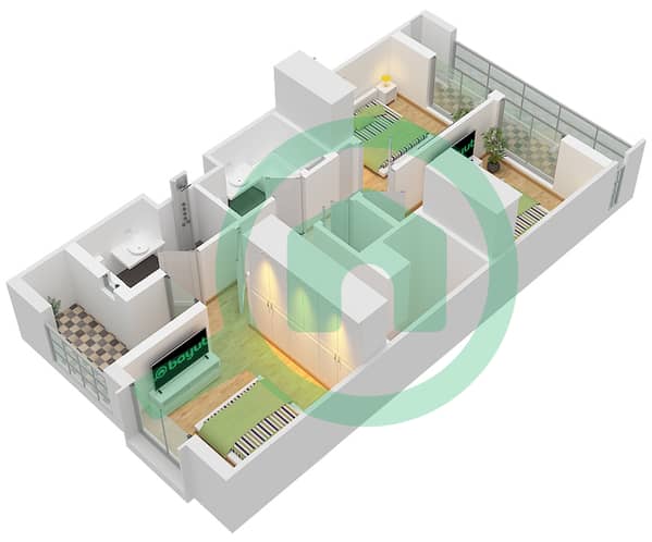 Type B1 Unit TH5,7-8-M2,TH6-M3,TH7-M4 Floor First