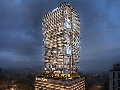 朱美拉环形村(JVC)， 迪拜 1 卧室公寓待售 - exterior-night. jpeg