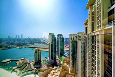 2 Bedroom Apartment for Rent in Al Reem Island, Abu Dhabi - 2-bedroom-apartment-al-reem-island-marina-square-marina-blue-view-2. JPG