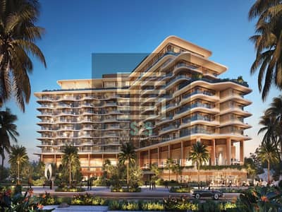2 Bedroom Flat for Sale in Saadiyat Island, Abu Dhabi - CGI02_Courtyard_7K_Retouched_R01. jpg