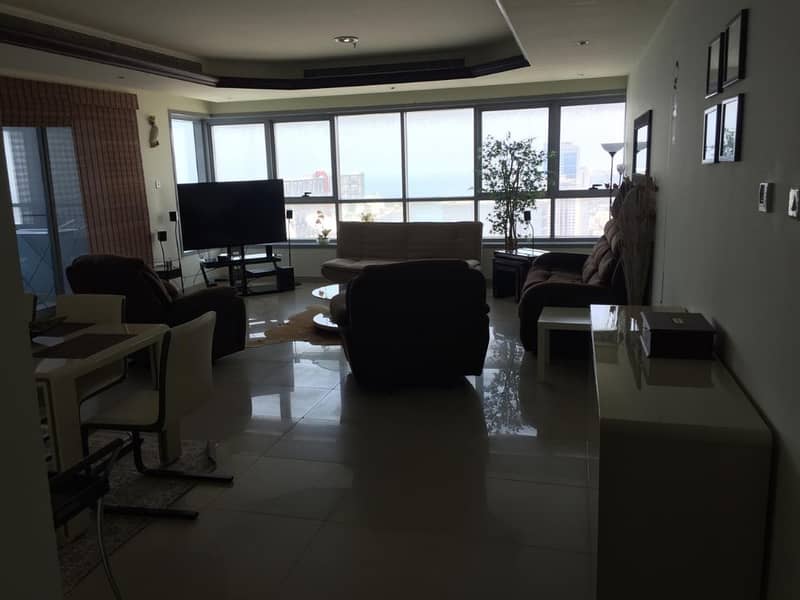 3 Bedrooms Hall for Rent in corniche tower fully sea view