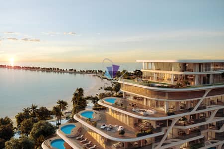 艾尔朱尔夫， 阿布扎比 单身公寓待售 - Aerial View Penthouses Residences. jpg