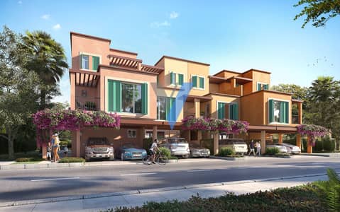 5 Bedroom Townhouse for Sale in DAMAC Lagoons, Dubai - Nice TH 5bed frontview_20211207. jpg