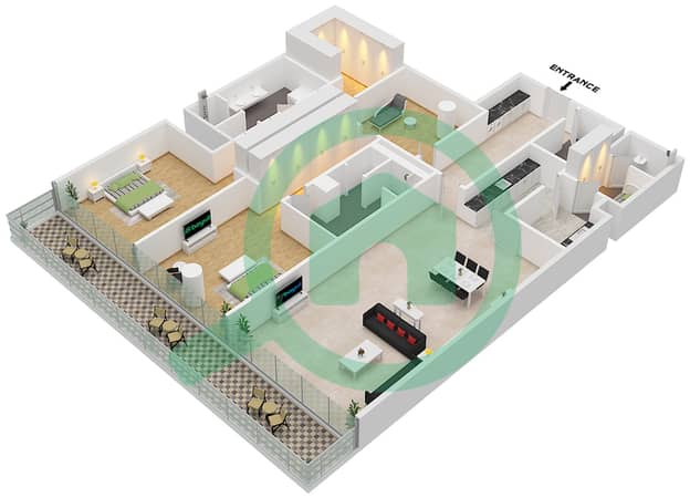 Type D Unit B3 Floor 2-4