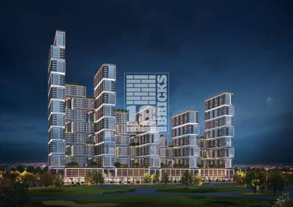 苏巴哈特兰社区， 迪拜 2 卧室公寓待售 - Sobha One - Evening Shot. jpg