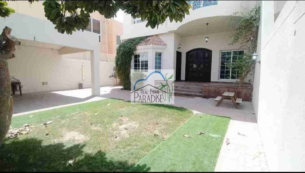 Available semi independent 4 bedroom all master pvt entrance /maid room/laundry room/private garden front /backyard lawn/shared s/pool rent in mirdif - Image 25
