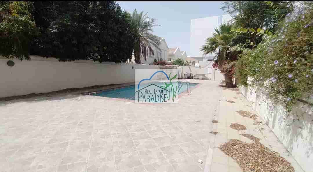 Available semi independent 4 bedroom all master pvt entrance /maid room/laundry room/private garden front /backyard lawn/shared s/pool rent in mirdif - Image 27
